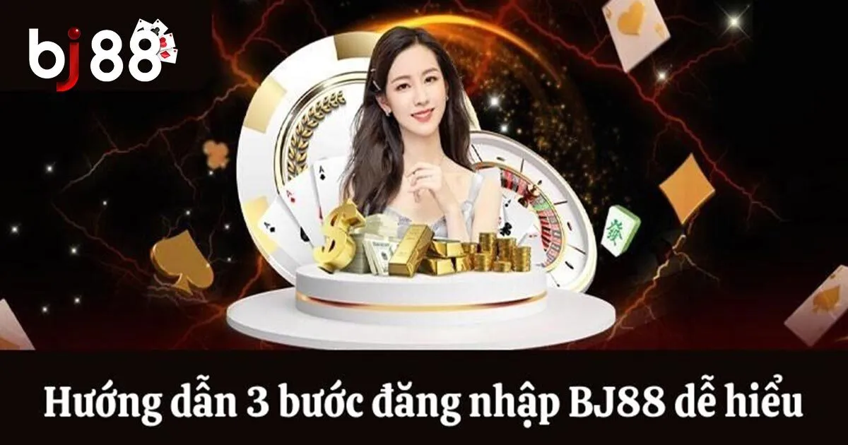Đăng Nhập BJ88 - 3 Bước Bắt Đầu Hành Trình Cá Cược Mỗi Ngày 1 Hướng dẫn 3 bước đăng nhập BJ88 nhanh gọn lẹ cho tân binh