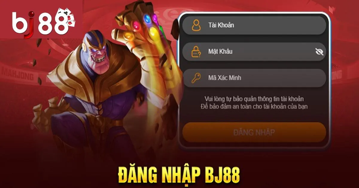 Đăng Nhập BJ88 - 3 Bước Bắt Đầu Hành Trình Cá Cược Mỗi Ngày 2 Hoàn tất quá trình đăng nhập BJ88